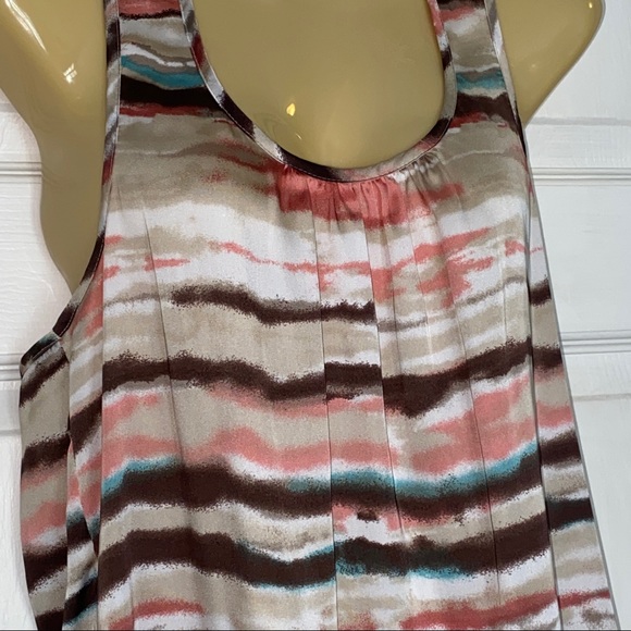 Violet + Claire racerback tank top w/ ruffle Sz S - Picture 2 of 5
